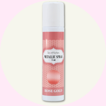 Sweetkitchen Rose Gold Spray 75 ml – Roséguldfärgad Livsmedelsspray för Tårtor & Bakverk