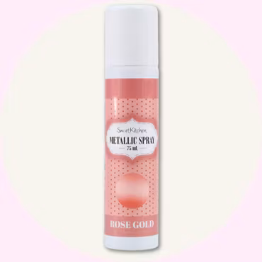 Sweetkitchen Rose Gold Spray 75 ml – Roséguldfärgad Livsmedelsspray för Tårtor & Bakverk
