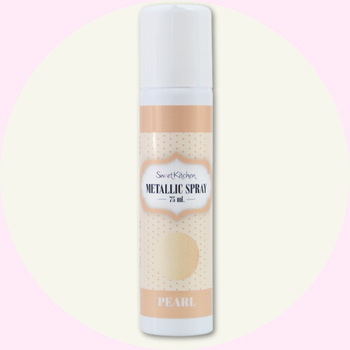 Sweetkitchen Metallic Pearl Spray 75 ml – Champagnefärgad Livsmedelsspray för Tårtor & Bakverk