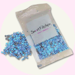 Blått Unicorn Strössel – Magiskt Dekorationsströssel för Tårtor & Bakverk (40g)