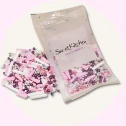 Rosa Unicorn Strössel – Magiskt Dekorationsströssel för Tårtor & Bakverk