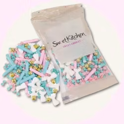 Sweetkitchens Mermaid Mix 40g – Magiskt Sjöjungfruströssel för Tårtor & Bakverk