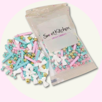 Sweetkitchens Mermaid Mix 40g – Magiskt Sjöjungfruströssel för Tårtor & Bakverk