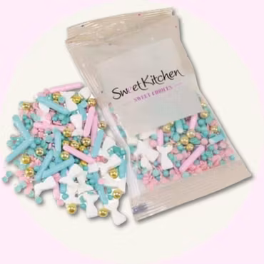 Sweetkitchens Mermaid Mix 40g – Magiskt Sjöjungfruströssel för Tårtor & Bakverk