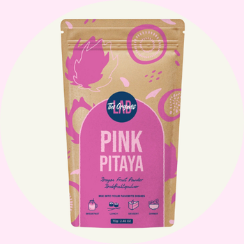 Pink Pitaya Drakfruktspulver 70g – Ekologiskt Superfood & Naturlig Färgkälla från The Organic Lab