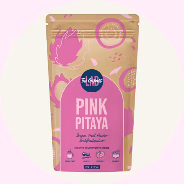 Pink Pitaya Drakfruktspulver 70g – Ekologiskt Superfood & Naturlig Färgkälla från The Organic Lab