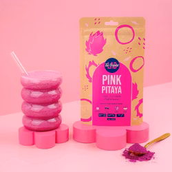 Pink Pitaya Drakfruktspulver 70g – Ekologiskt Superfood & Naturlig Färgkälla från The Organic Lab