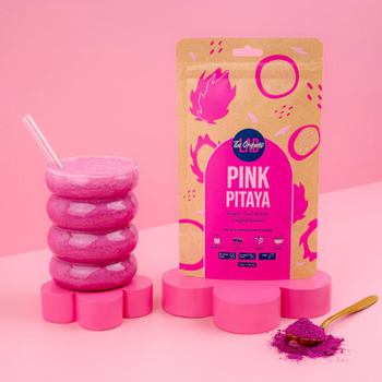 Pink Pitaya Drakfruktspulver 70g – Ekologiskt Superfood & Naturlig Färgkälla från The Organic Lab