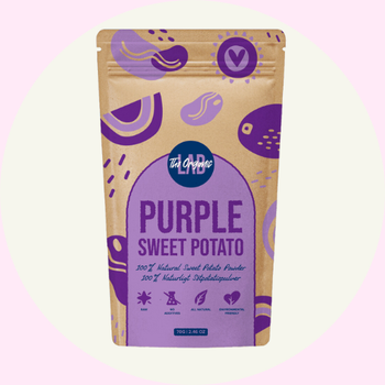 Purple Sweet Potato Pulver 70g – Superfood från The Organic Lab