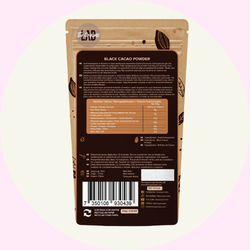 Black Cacao Pulver 100g – Svart Kakao från The Organic Lab