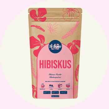 Hibiskus Pulver 100g – Ekologiskt Superfood från The Organic Lab
