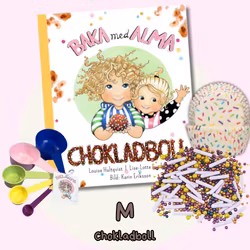 Baka med Alma – Storlek M - Baka med Barn med Pedagogisk Bakbok & Färgkodad Måttsats!