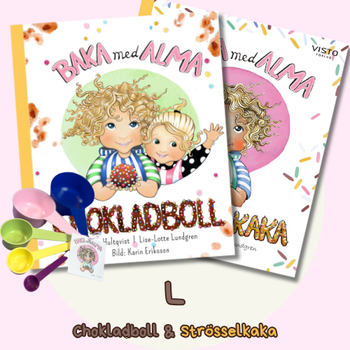Baka med Alma – Storlek L - Baka med Barn  - 2 Recept & Färgkodad Måttsats!