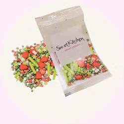 Strawberry Mix – Färgglatt Jordgubbsströssel för Sommar & Barnkalas | Sweet Kitchen
