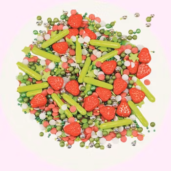 Strawberry Mix – Färgglatt Jordgubbsströssel för Sommar & Barnkalas | Sweet Kitchen