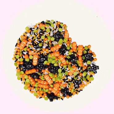 Halloween Crossbones Mix – Strössel med Ben & Boo - Sweet Kitchen
