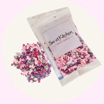 Little Unicorn Mix Strössel – Rosa, Lila & Silver - Sweet Kitchen