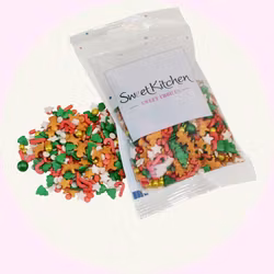 Ginger Christmas Sprinkles – Juleströssel i klassiska julfärger - Sweet Kitchen