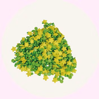 Unicorn Green Sprinkles – Grönt unicornströssel - Sweet Kitchen