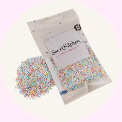 Nonpareille Eco Sprinkles – Ekologiskt färgglatt strössel med pärlor - Sweet Kitchen
