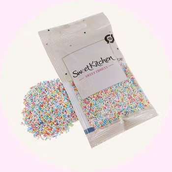 Nonpareille Eco Sprinkles – Ekologiskt färgglatt strössel med pärlor - Sweet Kitchen