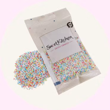 Nonpareille Eco Sprinkles – Ekologiskt färgglatt strössel med pärlor - Sweet Kitchen