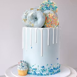 Blått Unicorn Strössel – Magiskt dekorationsströssel i blå nyanser - Sweet Kitchen