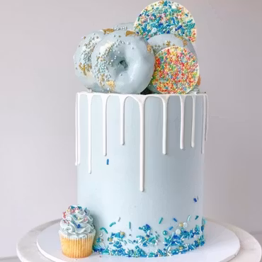 Blått Unicorn Strössel – Magiskt dekorationsströssel i blå nyanser - Sweet Kitchen