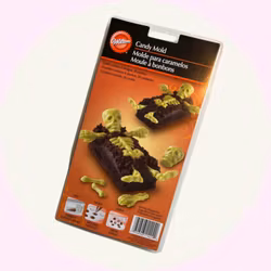 Wilton Chokladform Skelettdelar – 2 Figurer för Halloween & Pyssel