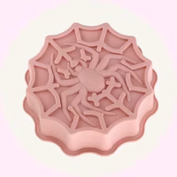 Rosa Silikonform Spindelnät – Halloweenbak & Pyssel Kul - Baka med Alma