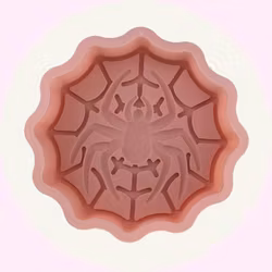 Rosa Silikonform Spindelnät – Halloweenbak & Pyssel Kul - Baka med Alma