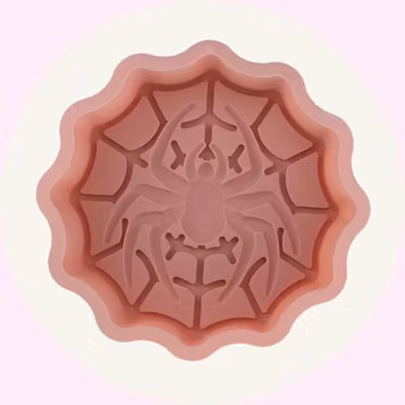 Rosa Silikonform Spindelnät – Halloweenbak & Pyssel Kul - Baka med Alma