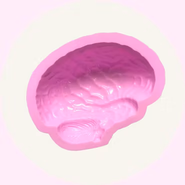 Rosa Silikonform Hjärna – Sockerkaka & Moussekakor för Halloween - Baka med Alma