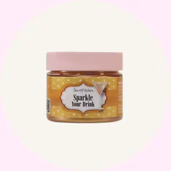 Sparkle My Drink Gold – Glittrande Dryckspulver med Pärlemoreffekt (10 g) – Sweet Kitchen