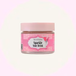 Sparkle My Drink Pink – Glittrande Dryckspulver med Rosa Pärlemoreffekt (10 g) – Sweet Kitchen