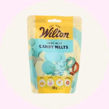 Candy Melts Light Blue 125 g – Smältbara Chokladknappar för Dekoration & Doppning – SweetKitchen