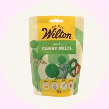 Candy Melts Green 125 g – Smältbara Chokladknappar för Dekoration & Doppning – SweetKitchen