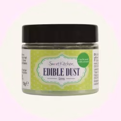 Ätbart Pulver Grön 10 g – Skimrande Färg för Bakning & Choklad – SweetKitchen