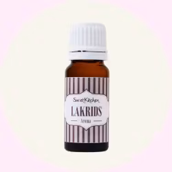 Lakritsarom 10 ml – Djup & Klassisk Smak för Bakning & Konfekt – SweetKitchen