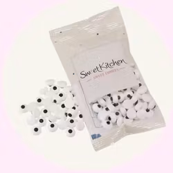 Ätbara Ögon Runda Mellan – Strösselögon 10 mm (ca 82 st) – Sweet Kitchen