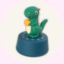 Dinosaurie Kökstimer för Barn – Mekanisk Äggklocka 1–60 minuter