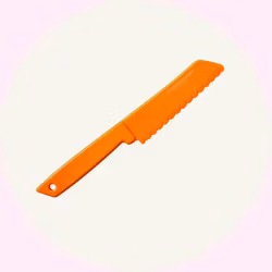 Barnkniv - barnvänlig kniv - Skalkniv - Orange