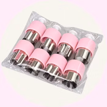 8 Rosa Frukt - & Grönsaksstämplar – Små Grönsaksskärare för Barn - Skapa Roliga Mönster!