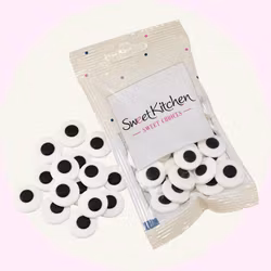 Ätbara sockerögon 18 mm – strösselögon - Sweet Kitchen 35 g