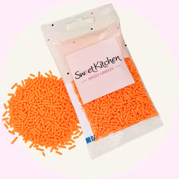 Orange strössel Vermicelli – Sweet Kitchen 50 g