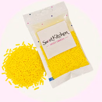 Gult Strössel 50 g – Tunna Strösselstänger för Lekfull Bakning – SweetKitchen