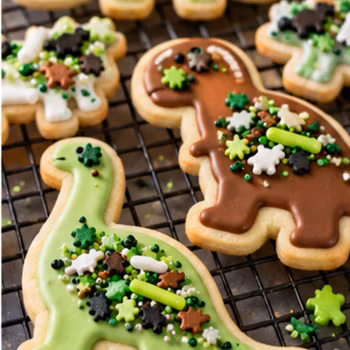 Dino Mix – Färgglatt Dinosaurieströssel för Barnkalas & Bakverk - Sweet Kitchen