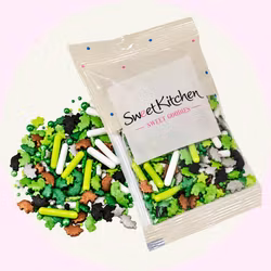 Dino Mix – Färgglatt Dinosaurieströssel för Barnkalas & Bakverk - Sweet Kitchen