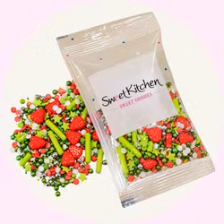 Strawberry Mix – Färgglatt Jordgubbsströssel för Sommar & Barnkalas | Sweet Kitchen