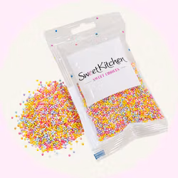 Glittrigt pärlströssel Pastellmix – Sweet Kitchen 40 g